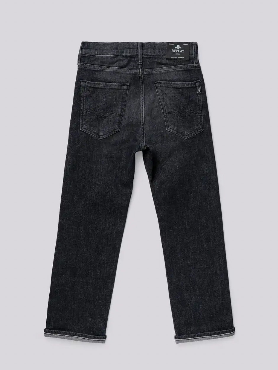 Jeans THAD Boy-Fit Dark Grey