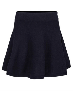 Skjørt Ull Chloe Strikket Midnight Navy