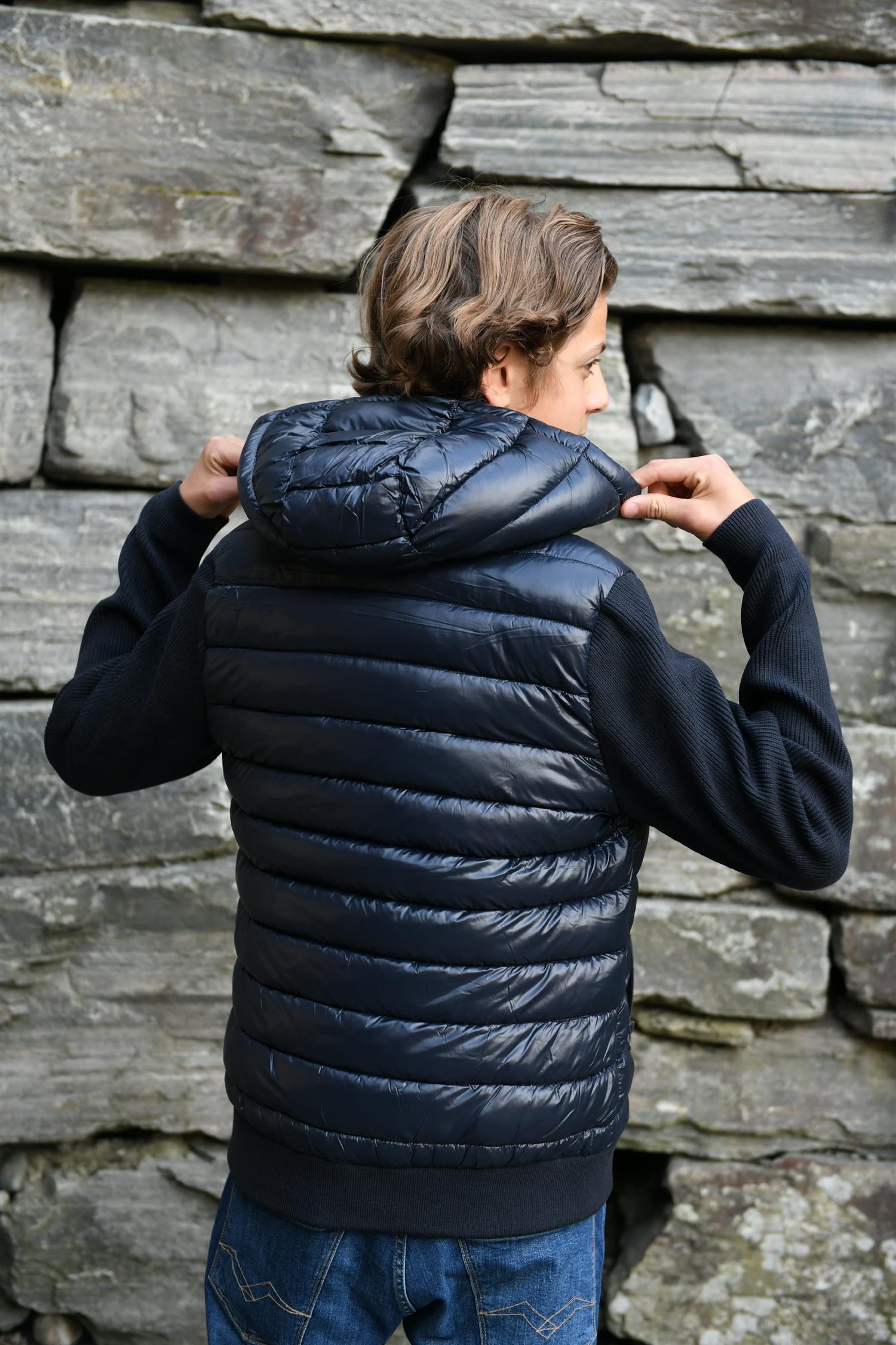 Jakke Hybrid Navy
