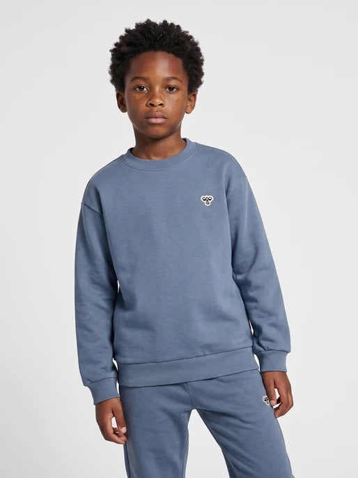 Genser Loose Bee Crewneck Flint Stone