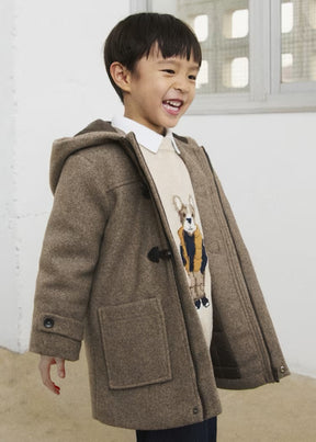 Jakke Trench Duffle Cocoa Heather