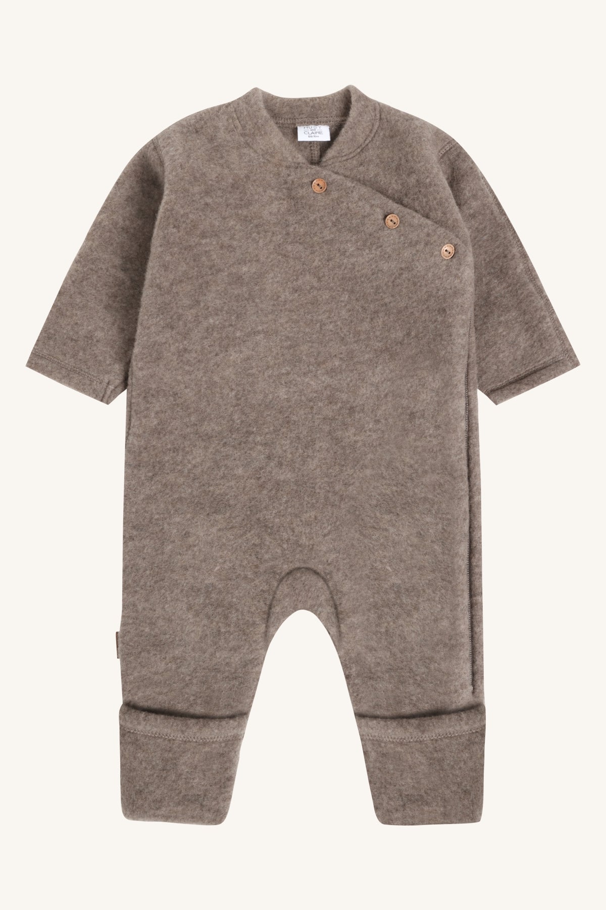 Heldress Mevi Hood Wool Deer Melange