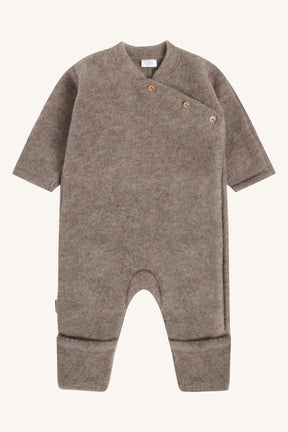 Heldress Mevi Hood Wool Deer Melange