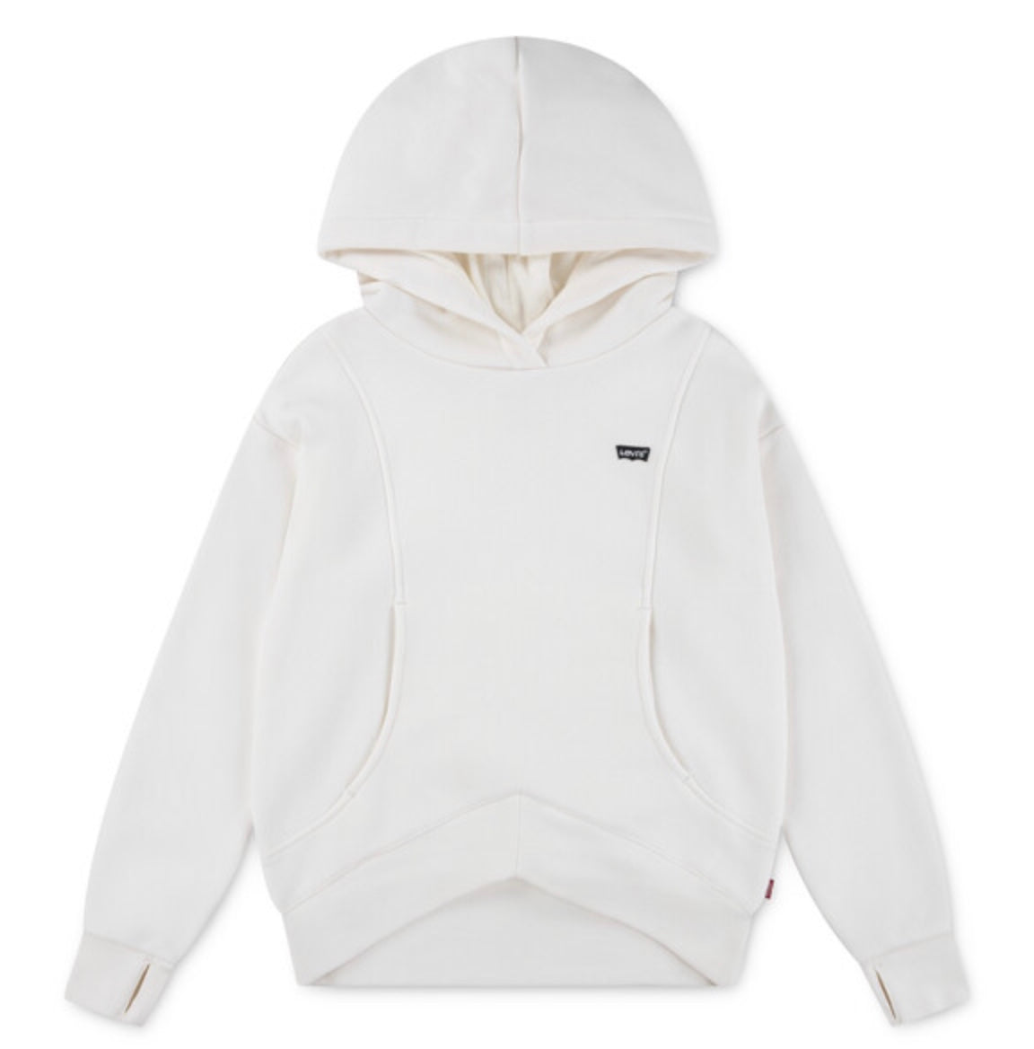 Hettegenser Batwing Patch Gardenia