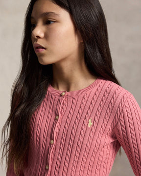 Cardigan Cable Mini Desert Rose