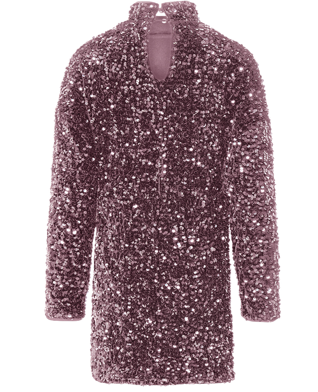 Kjole Confidencels Sequin Mauve