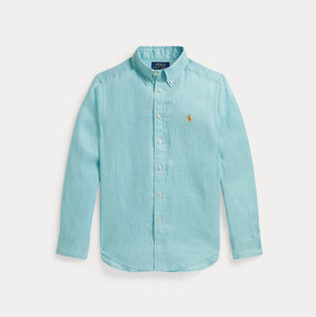 Skjorte Linen Parakeet