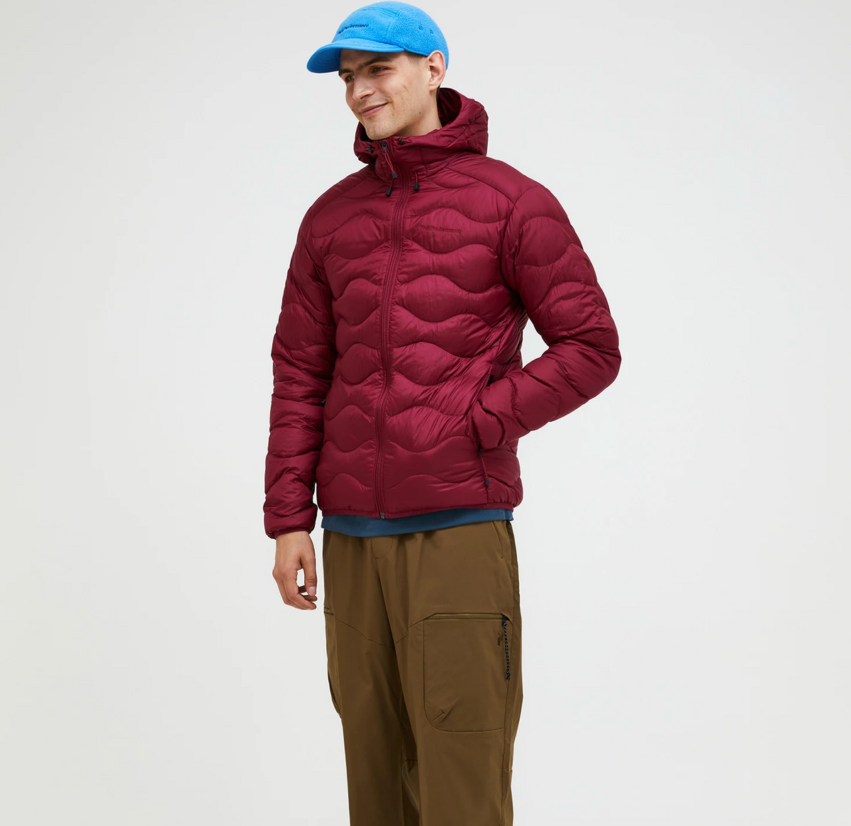 Jakke Herre Helium Down Hood Vertical zenith