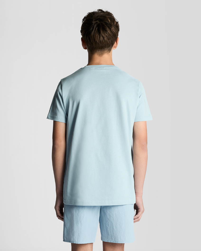 T-skjorte Plain Opal Blue