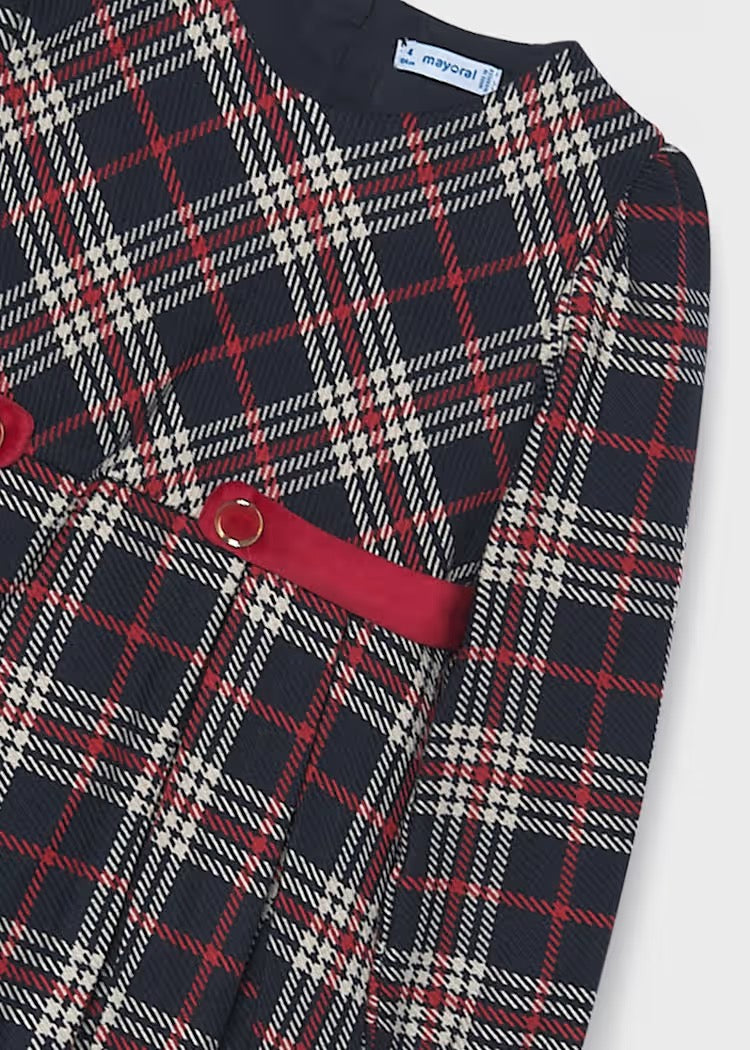 Kjole Plaid Navy