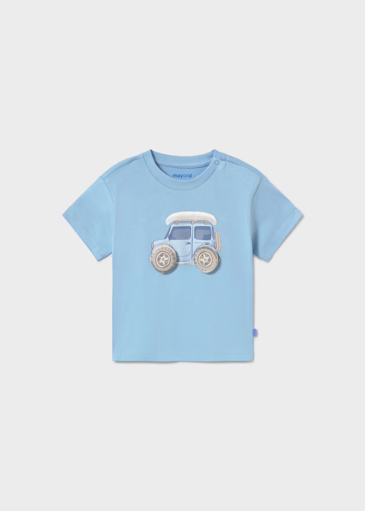 T-skjorte Bil Sky Blue