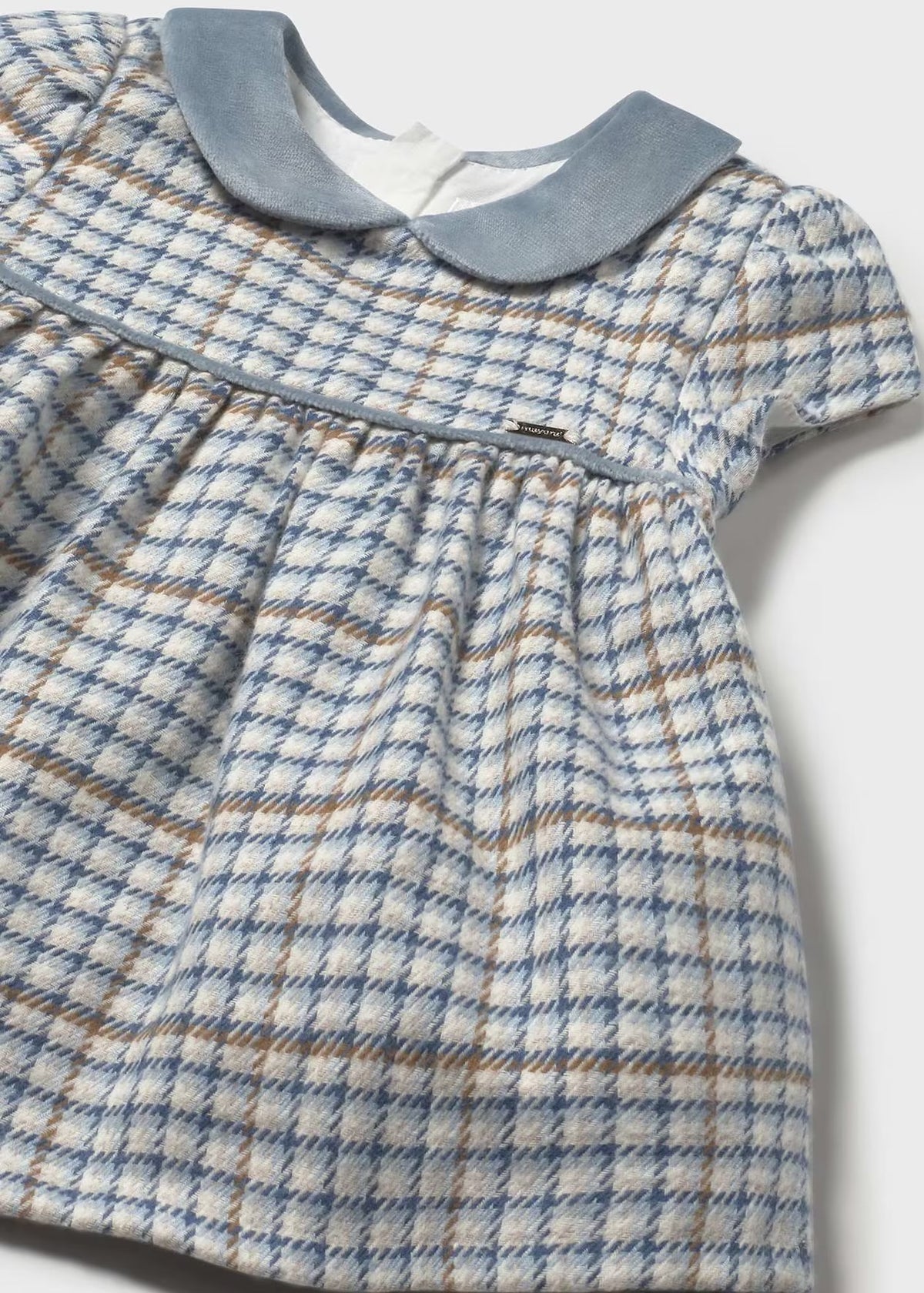 Kjole Gingham Blue Bell
