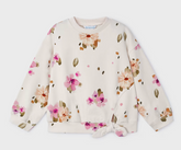 Genser Floral Jumper Chickpea