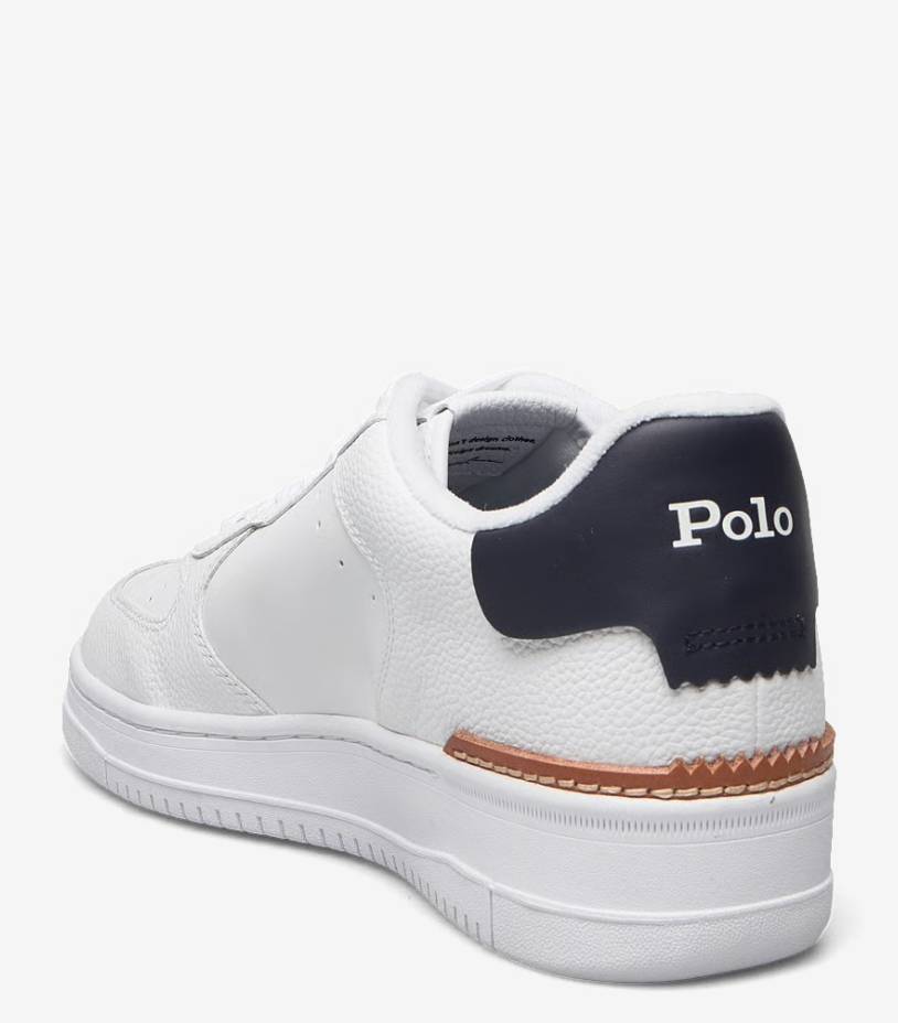 Sko Masters Court Leather White
