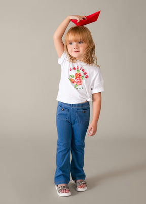 Leggings Flared Medium Denim