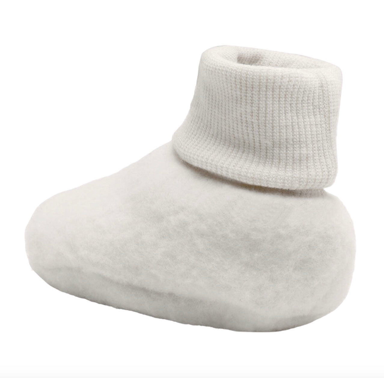 Tøfler Footies Wool Fleece Tofu