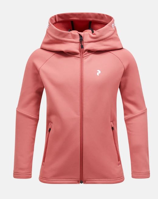 Jakke Rider Zip Hood Trek Pink