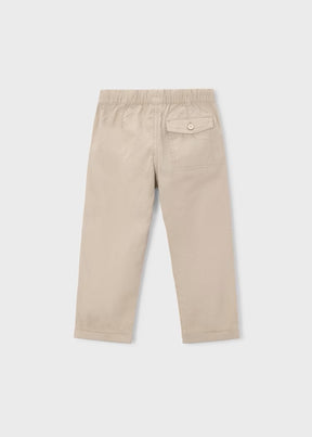 Bukse Joggers Linen Stone