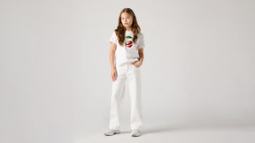 Bukse Wide leg Bright White