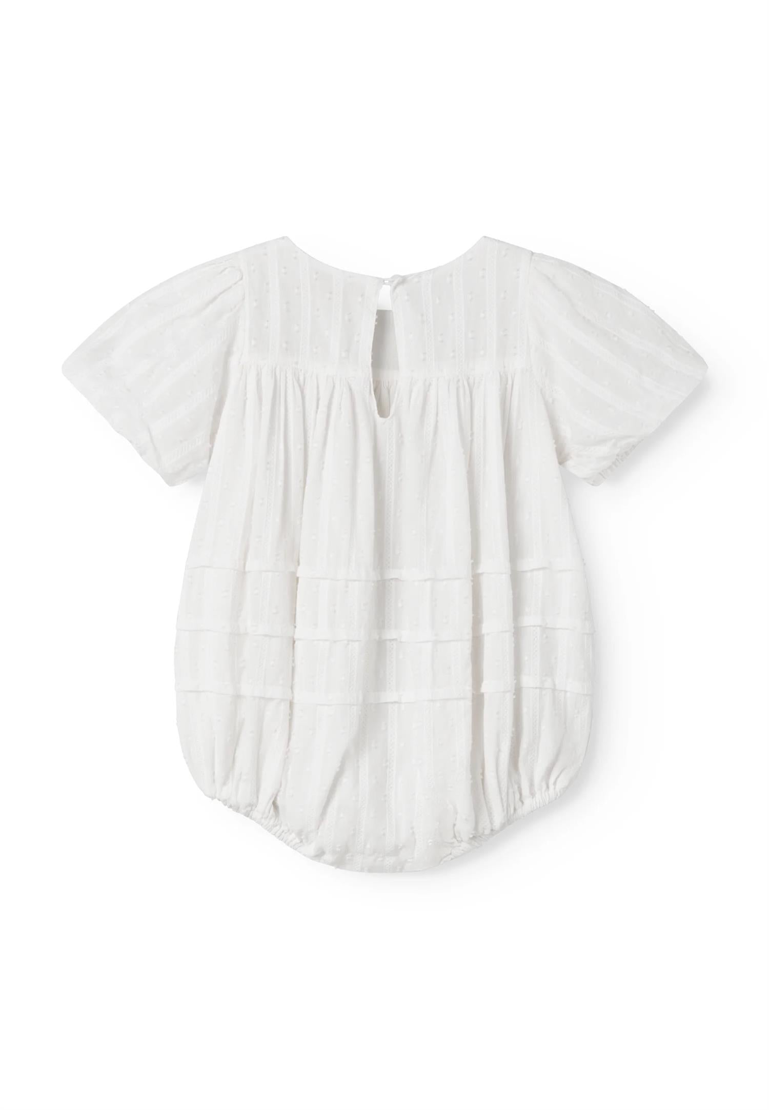 Romper Ritona Gauze White