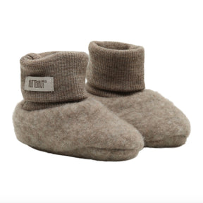 Tøfler Footies Wool Fleece Savannah Melange