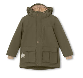 Jakke Matkastorio Fleece Lined Olive Night