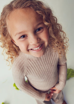 Genser Rib Turtleneck Toffee