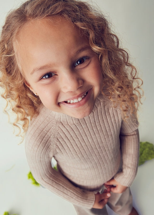 Genser Rib Turtleneck Toffee