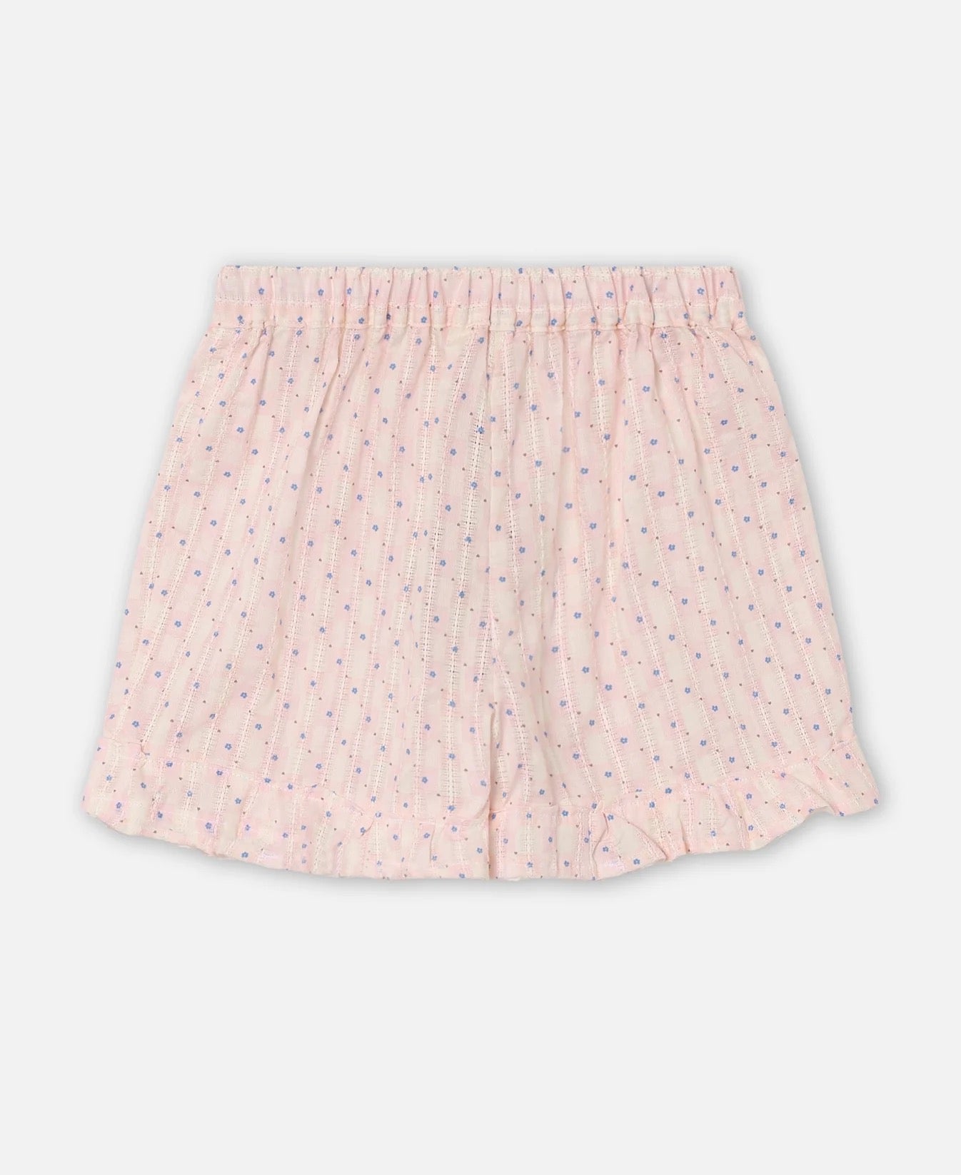 Shorts Zorro Ruffle Chalk Pink Check Top