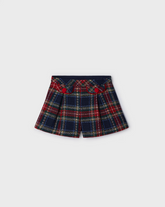 Shorts Checked Navy Cherry