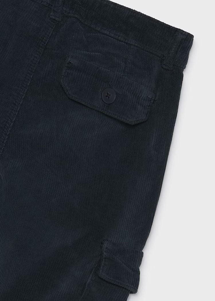 Bukse Corduroy Cargo Blue