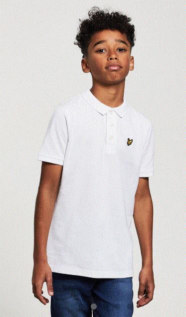 T-skjorte Plain Polo White