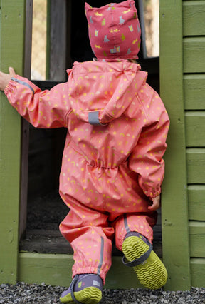 Babyregndress Dugg Stokkrose