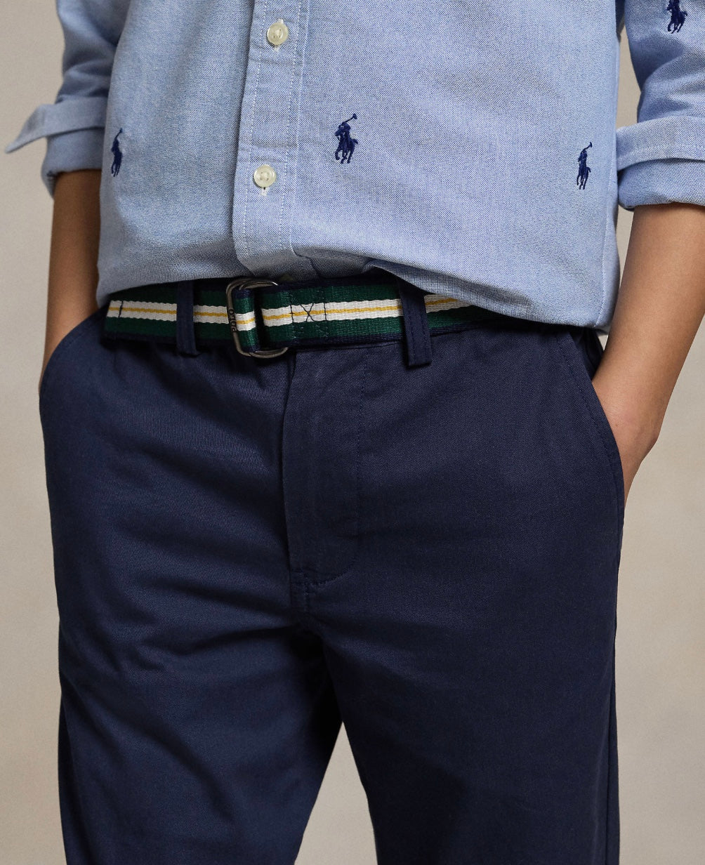 Bukse Slim Fit m/belte Newport Navy