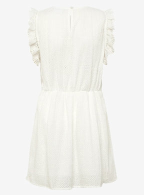 Kjole Gold Lace Off White