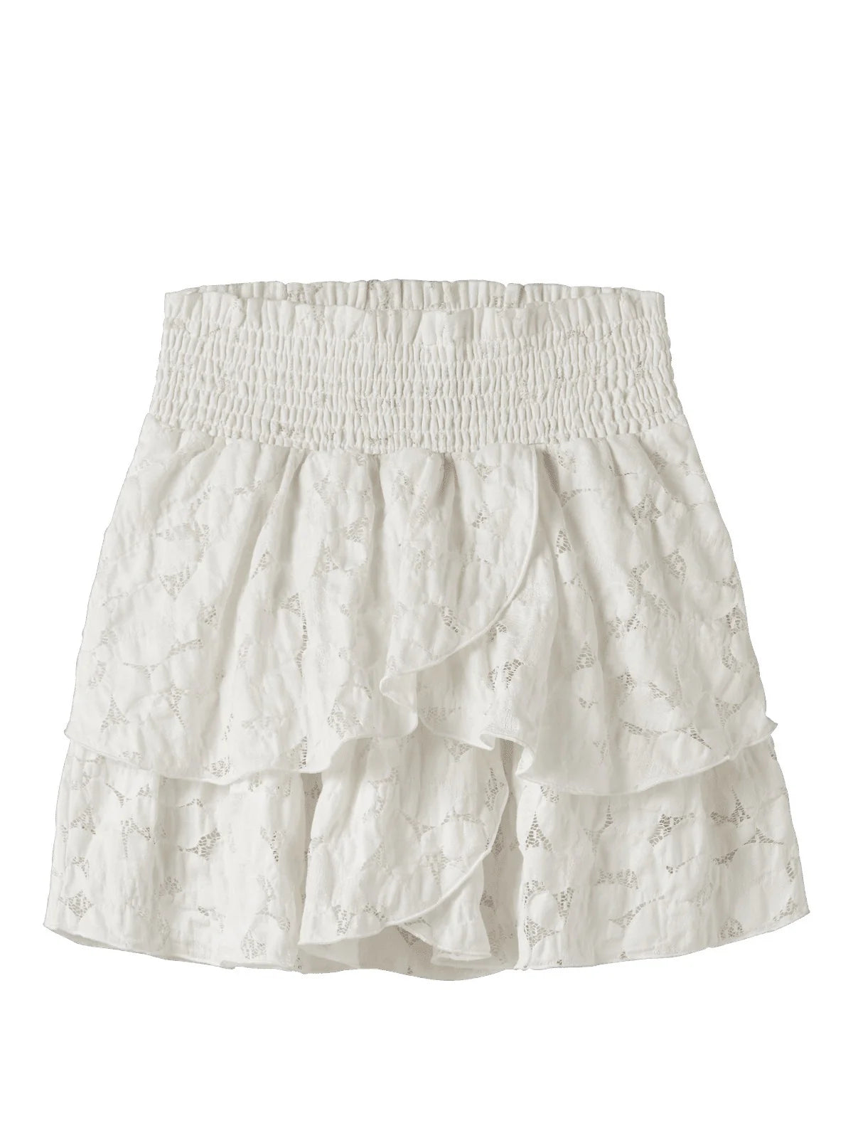 Skjørt Flace Layered White Alyssum