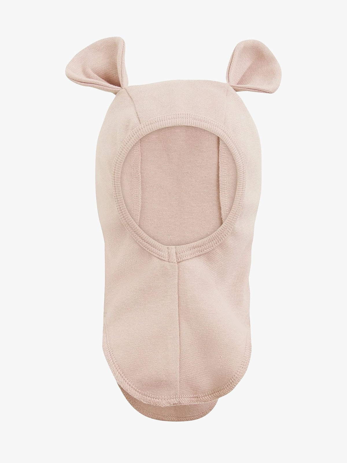 Balaclava Ears Cotton Rib Camel Melange