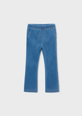 Leggings Flare Denim Medio