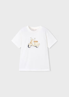 T-skjorte Motorbike Cream