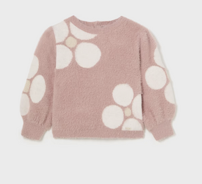 Genser Flower Jacquard Jumper