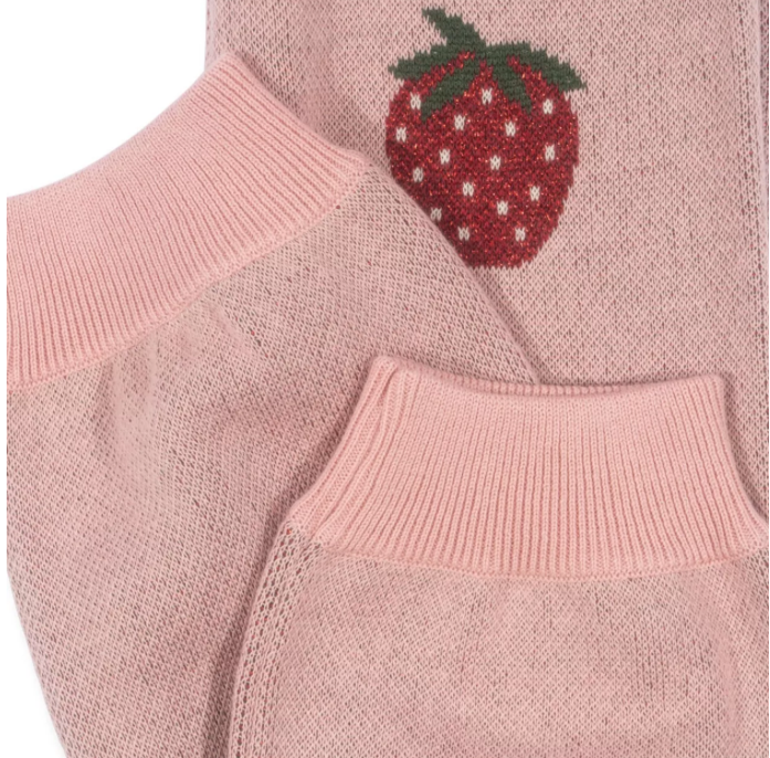 Bukse Lurex Knit Strawberry