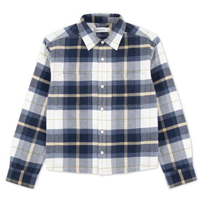 Skjorte Traditional Flannel Blue