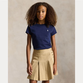 T-skjorte Girl Cotton Jersey Navy