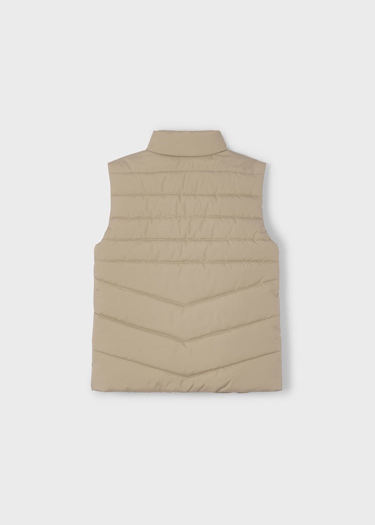 Vest Quilted Cashew