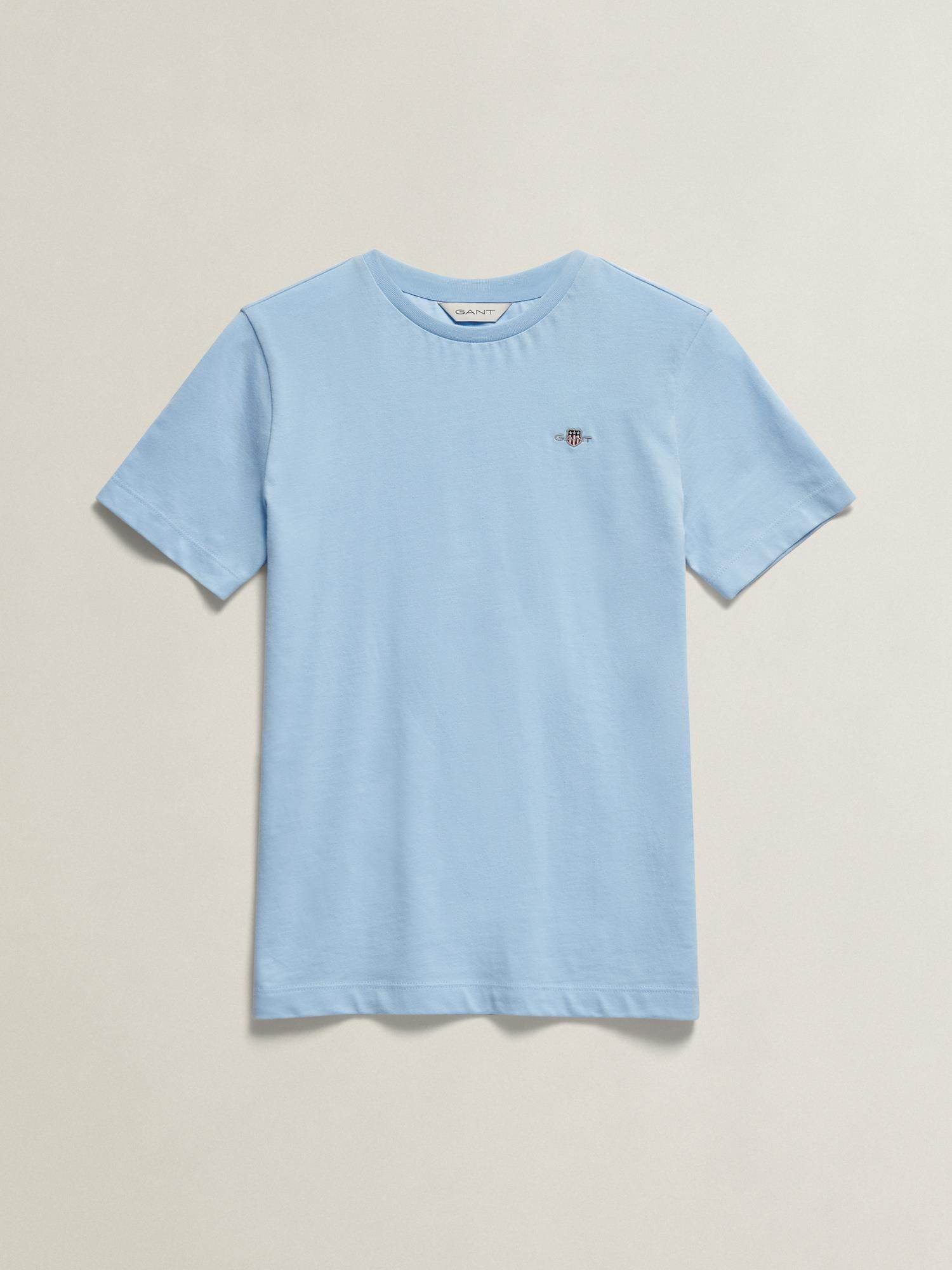 T-skjorte Shield Ss Sky Blue