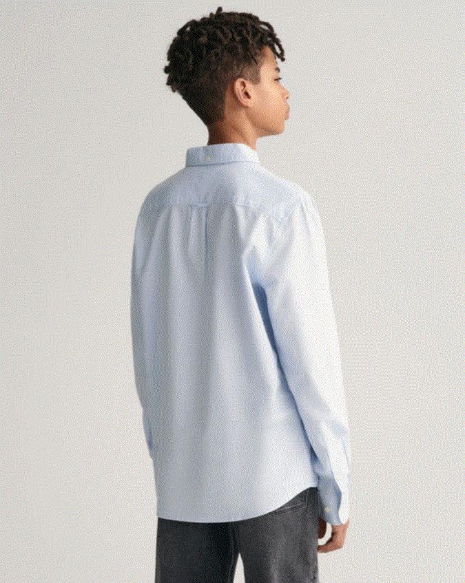 Skjorte Oxford Shield BD Capri Blue