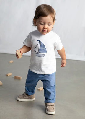 T-skjorte Boat White