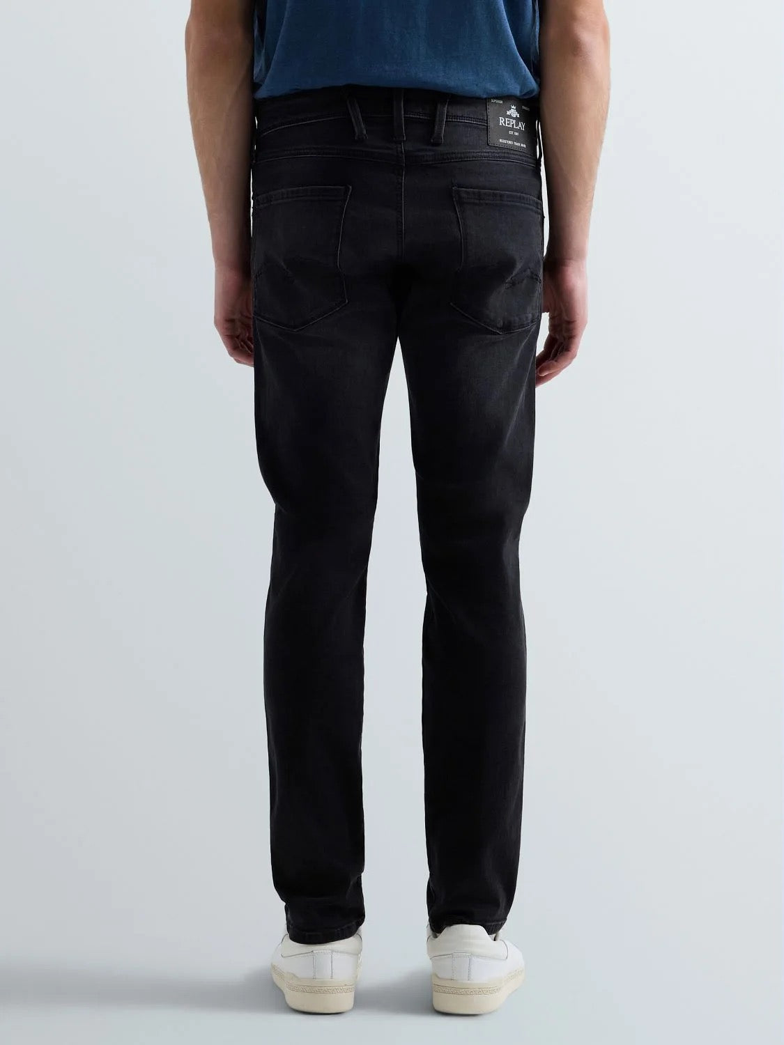 Jeans Anbass Slim-Fit Power Stretch Dark Grey