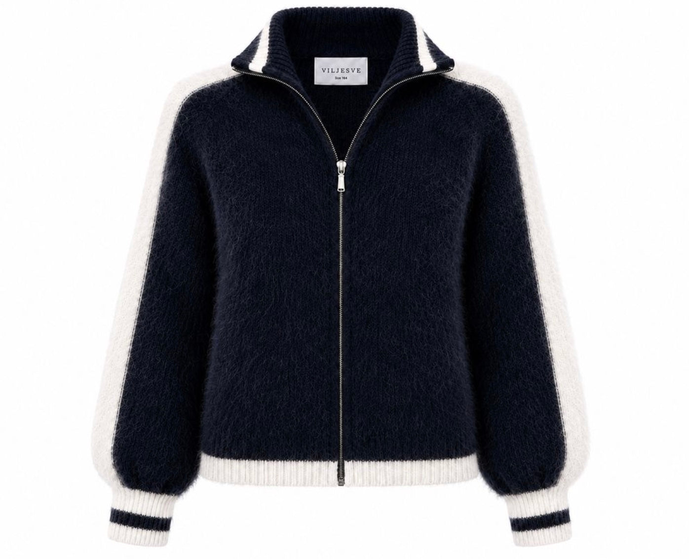 Jakke Lyra Knitted Deep Navy