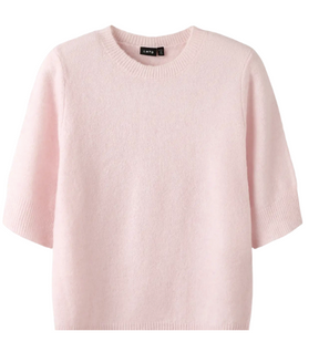 T-Skjorte Bynt Ss Short Knit Pink-A-Boo
